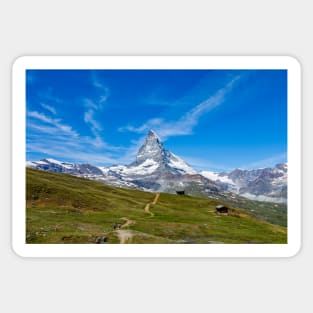 The Matterhorn Mountain, Zermatt, Switzerland Sticker